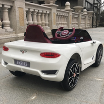 Four-wheel drive Bentley children electric four-wheel qi che dai remote sit child Men baby toy baby
