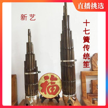 Xinyi exquisite 17 Reed traditional Sheng round Sheng Sheng Dou Sheng musical instrument D tune beginner Sheng Zizhu factory direct sales