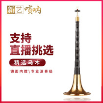 Xinyi Suona musical instrument full set of beginner adult professional ebony D-tone B-tone folk horn instrument