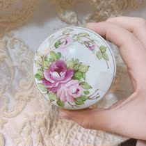 (Canal Grandpa) Pick up the hand-painted ceramic small box 350 Dingjin 200