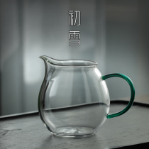 Small Road cup glass thickened heat-resistant kung fu tea tea divider Japanese Tea Sea small male Cup uniform Cup household tea set
