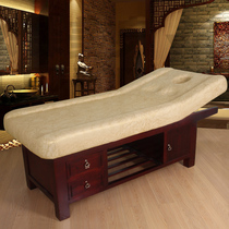 Solid Wood beauty bed high-end beauty salon special massage bed massage bed folding home physiotherapy bed spa bed
