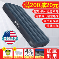 INTEX inflatable mattress double household thickened air cushion sheets people punch air folding lunch break bed portable outdoor