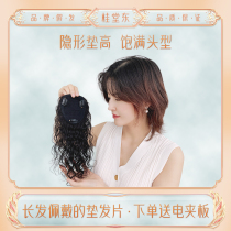Guangxi don East MSJ zhen ren fa silk long 30cm pad fa pian straight hair curls thin fluffy head