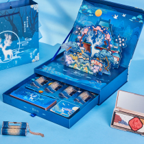 A deer has your Forbidden City embossed lipstick set gift box full set of teachers Valentines Day birthday gift makeup set