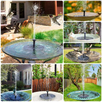 Manufacturers supply cross-border e-commerce Solar fountain Bird tub fountain Floating fountain Garden fountain
