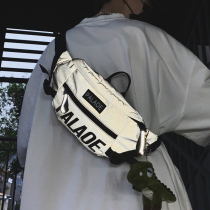 Skew satchel Chauffins sports small backpacks female mens chest bag reflective single shoulder bag hip hop personality student purse