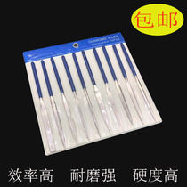  Wear-resistant diamond file 200 mesh flat plate 5*180 alloy knife cemented carbide mold grinding small assorted file