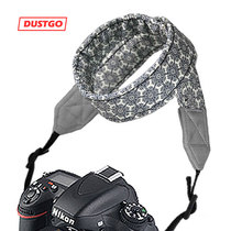 DUSTGO full fabric handmade custom Canon Nikon Sony SLR camera strap thickened comfortable to use non-scratch neck built-in high-strength webbing strong resistance safe to use