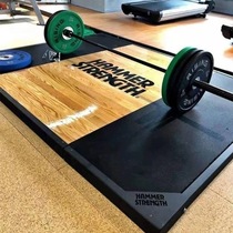 Squat floor mat hard-pull protection wooden floor Hummer style gym private education area equipment can be customized size LOGO