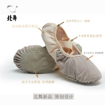 North dance soft-soled dance shoes female classical Chinese cat claw Childrens Ballet Shoes male and female childrens body adult dancing shoes