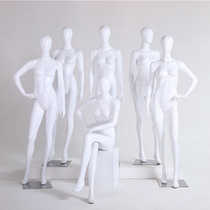 Clothing store model props female full body women model shelf window sitting model human body fake human body model display stand