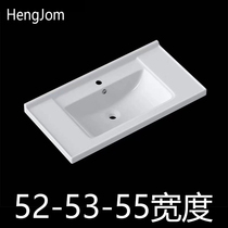 52-53-55 wide toilet wash basin integrated ceramic basin semi-embedded face wash table wash basin single buy