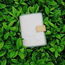 kinbor original hand account for PVC protective cover translucent frosted book leather waterproof hand account book