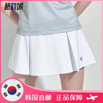 2022 Spring Summer New VITRO South Korean Badminton Conserved Female Training Speed Dry Semi-body A Short Skirt Tennis