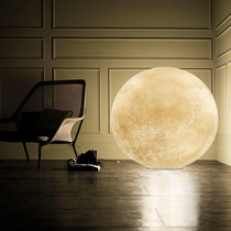 Table lamp Bedroom moon large moon lamp round ball bedside lamp Creative warm romantic ins net red light floor lamp