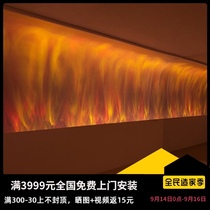 3D dynamic dynamic wall washer lamp projection LED wall lamp living room bedside bar KTV Net red background wall atmosphere light