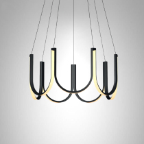 Modern minimalist living room light atmospheric designer Danish high-end postmodern creative personality bedroom light dining chandelier