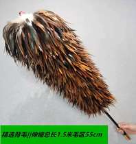 Feather duster household retractable 1 5 meters dust removal housework cleaning dust car dust Zenzi does not lose hair