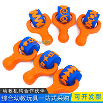 Kindergarten early education childrens art creative DIY tool easy to hold EVA roller continuous printing-Multi-Angle line