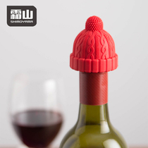 Japan Frost Mountain silicone red wine stopper Household creative little Red Riding Hood glass bottle race Champagne wine soft wine stopper cover