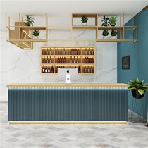 Nordic bar counter Cashier Dessert shop Cafe Milk tea shop Catering Billiards hall Bar Commercial company reception desk