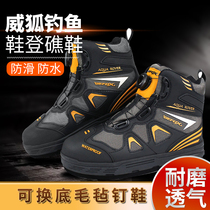 Weihu fishing shoes can be replaced with bottom reef shoes non-slip waterproof felt bottom sea fishing reef shoes fishing outdoor fishing shoes