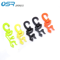 Spare secondary head buckle BC low pressure pipe clamp low pressure pipe fixing adhesive hook diving accessories