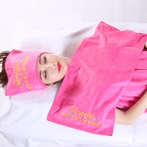 Turban beauty salon special hair belt than pure cotton absorbent beauty embroidery custom LOGO skin management towel