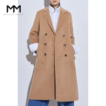 Shopping mall same mm lemon 2019 winter new double faced woolen coat lapel woolen coat female 5aa271122q