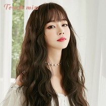 TOUCH MISS wig Female long curly hair natural wool roll sweet cute fashion qi bangs full headgear