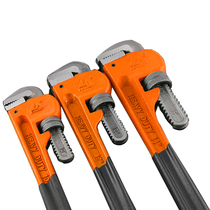 Household pipe pliers American heavy-duty water pipe pliers pipe pliers multifunctional live-mouth pliers hook type water pipe wrench plumbing tool