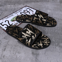 ins european station outdoor wearing beach cool tug men and women summer outdoor trends nets red sandals Home men slippers