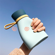 Looking for fun | Hot water bag filled with water silicone warm stomach hot compress Mini small portable warm water bag female irrigation hand treasure