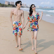 2021 new swimsuit womens summer lovers bikini split three-piece set gathered to cover the belly thin conservative swimsuit