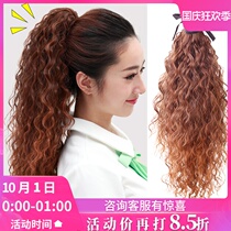 Pony tail artifact dirty braid head rope foreign style buckle hair accessories autumn and winter temperament ribbon wig can real curly hair
