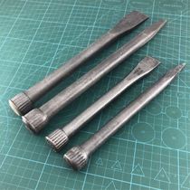 Front steel chisel chisel iron chisel special hard alloy steel cement stone chisel flat chisel tip flat chisel hard hand chisel