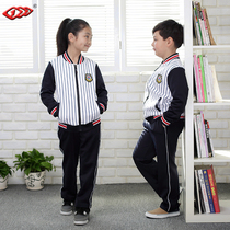Shenyang sportswear Primary School school uniform blue casual baseball uniform for men and women children set
