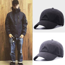 Hong Kong Chao brand Yu Wenle star same hat mens black cap baseball cap mens big head circumference sun hat tide tide