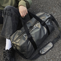 Tide brand short-distance travel bag mens Hand bag women travel Large Capacity travel bag simple luggage waterproof Fitness Bag