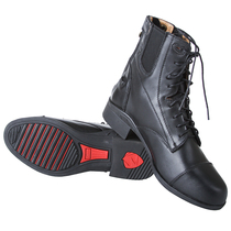 Cavassion Obstacle Booties Horse Boots Outdoor Sports Martin Boots Front Lace Back Zip Equestal Boots 8106003