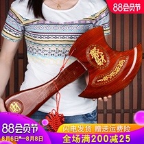 Feng Shui pavilion Taishan peach wood axe Town house Wedding sitting blessing Housewarming moving pendant Axe home decoration ornaments