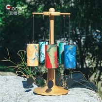 koshi wind chime bracket chanting wind chimes solid wood shelf wind chime hanging decoration home metal pendant balcony gift