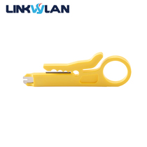 Network cable wire knife stripper card Press wire tool green wire tool small wire stripper knife small yellow knife