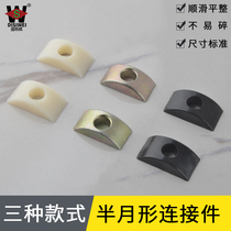 Half-Moon connector semi-circle washer nut large class connector gasket plastic alloy M8