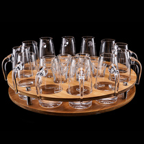 White glass wine divider set household crystal glass cup one Cup bullet Cup creative pot wine set