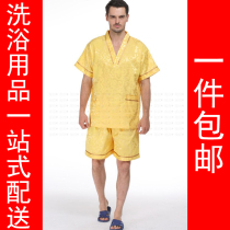 Baths special cotton sweatshirt bathing center special bathing clothing sauna disposable bathing clothing disposable bathrobe