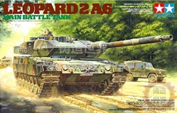 田宫坦克模型 1:35 德国 豹2A6 主战坦克 35271