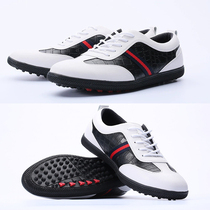 Lovers of golf mens and womens shoes non-slip fixed nails comfortable waterproof breathable Korean version of fashion sports GOLF shoes