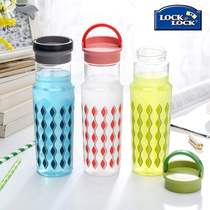 Music Buckle Lotte Lock Block Plastic Water Cup Sealed Coffee Cup Accompanying Cup Student Portable Cup Sports Kettle Water Bottle